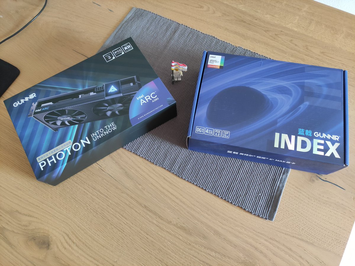 Loeschzwerg_3DC's tweet photo. Teaser No.1 #A380 #GUNNIR #DG2 #Intel https://t.co/xSq1c1ZqqV
