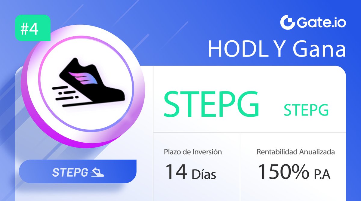 Gate_Espanol's tweet photo. 🔒#Gateio #STEPG Lock-up Y Gana #1 @SupeInfinity

⭐️Posición inicial: 7570 STEPG
⭐️APR: hasta 150%

🕘Fecha: 13 de julio, 8:00 UTC
         
➡️Más información: https://t.co/4AVEfAhUUD
➡️Aumenta tus holdings👇https://t.co/TBi6dwM2SP

#Gateio #Crypto #STEPG https://t.co/IE2ujJ6yHu