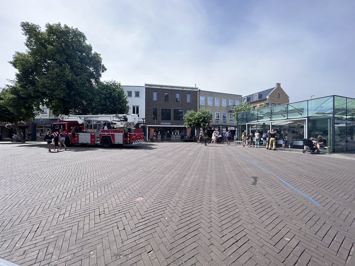 Zelfs de brandweer gaat een ijsje halen