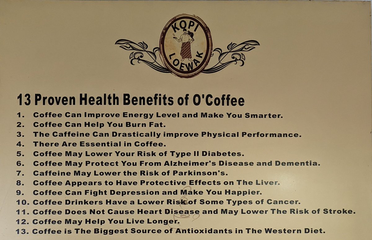 jeffghouse's tweet photo. My favorite reasons for drinking coffee: makes you smarter/happier and has "[e]ssential."  So axiomatically true that no citation/reference is needed. https://t.co/iXYhaQlunI