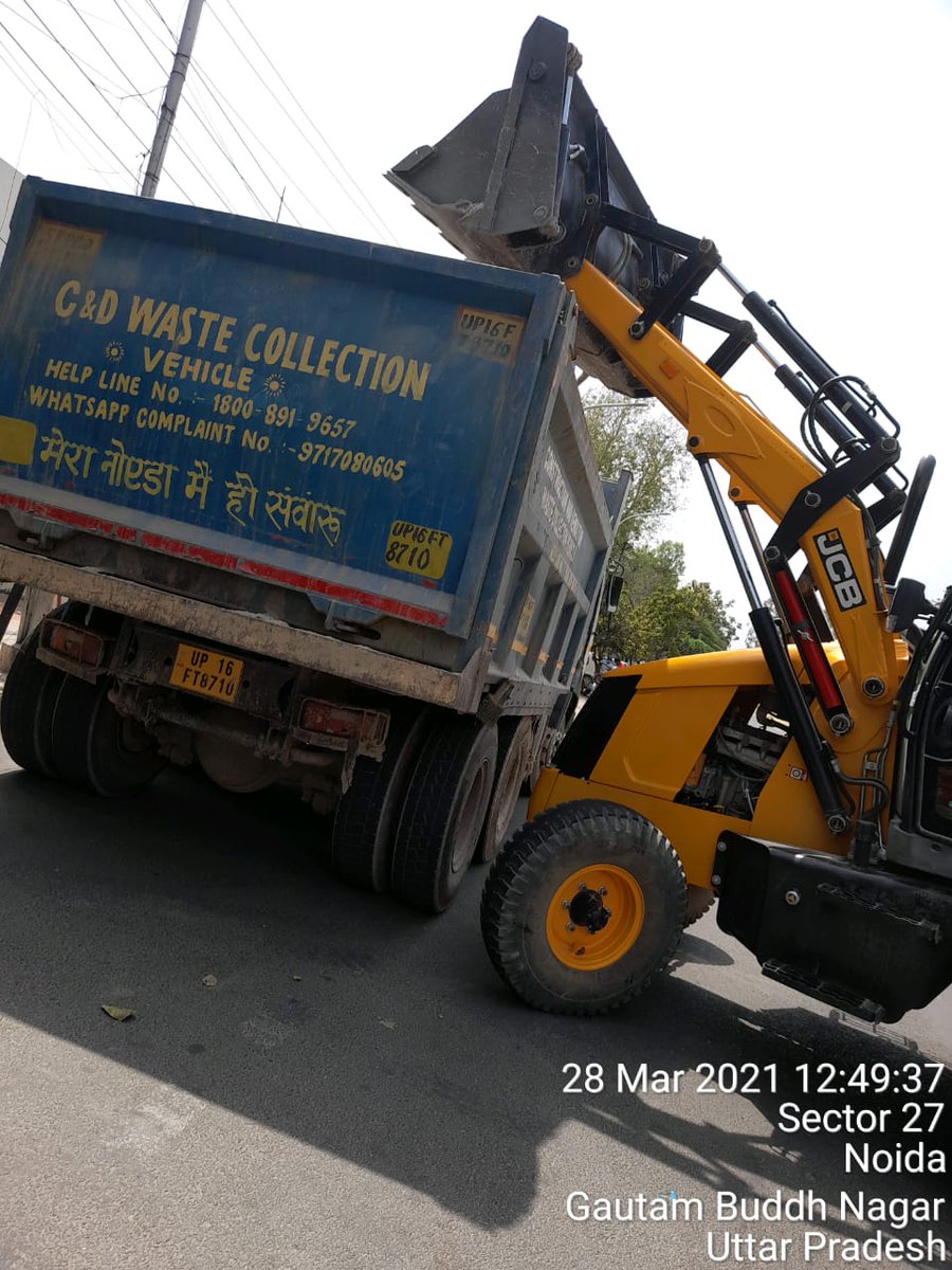 noida_authority's tweet photo. NOIDA को स्वच्छ रखने में हमारी पहल, कंस्ट्रक्शन व डेमोलिशन मलबे को उठवाने के लिए डायल करें टोल फ्री नंबर 18008919657 अब आप टोल फ्री नंबर पर फ़ोन करके NOIDA अथॉरिटी के अधिकृत वेंडर द्वारा अपना निर्माण व अपशिष्ट मलबा उठवा सकते हैं। @InfoDeptUP 
#CleanNoida #GreenNoida #NoidaAtWork https://t.co/tVzQL9WuFb