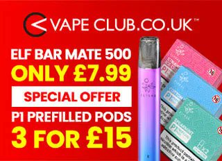 EcigClick's tweet photo. Do you love an #ElfBar? Upgrade to something less expensive &amp; more environmentally friendly with the same flavours you love! Grab the Elf Bar Mate 500 for £7.99 &amp; 3 packs of pods for £15 at @vapeclub !  https://t.co/4ovkT7EMKG      #ElfBarMate #DisposableVape #VapeClub #Ecigclick https://t.co/ZNqC2m6qFO