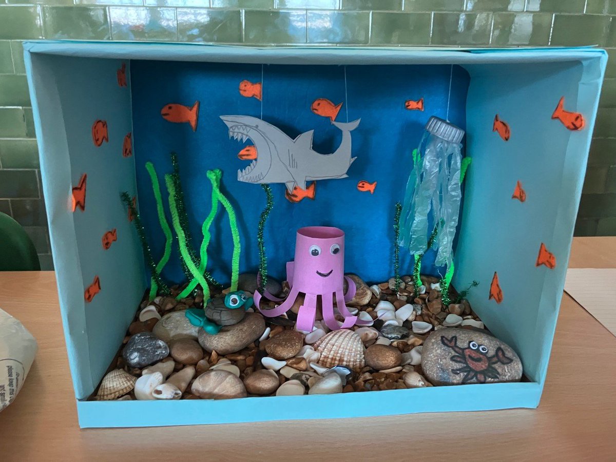These are just two of the truly AMAZING shoebox #habitats that Year 3 have made at home recently. We have had such fun making them and sharing them with our friends!