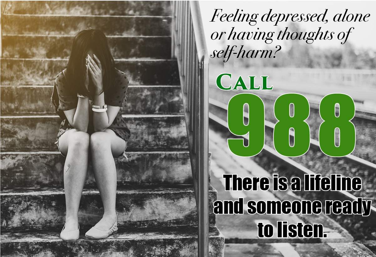 On July 16, a new 3-digit number for the suicide prevention lifeline will be active.
988 is now the number for those seeking crisis help through the critical hotline which is manned 24 hours a day, seven days a week.