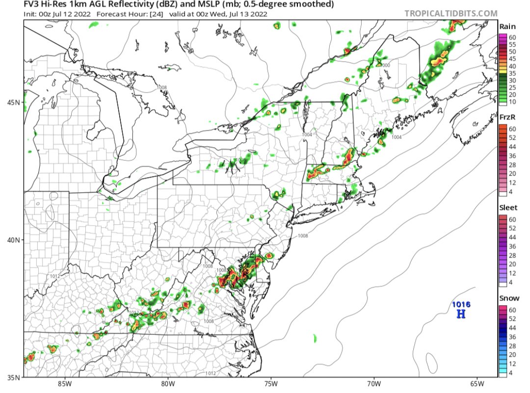 Risk of severe weather this afternoon had been updated to Enhanced (level 3 of 5) for Baltimore &amp; DC regions. This comes from the Storm Prediction Center.  Damaging winds are main threat.  Hail and an isolated tornado can't be ruled out.  IMO, primary time frame: 3p-9p.