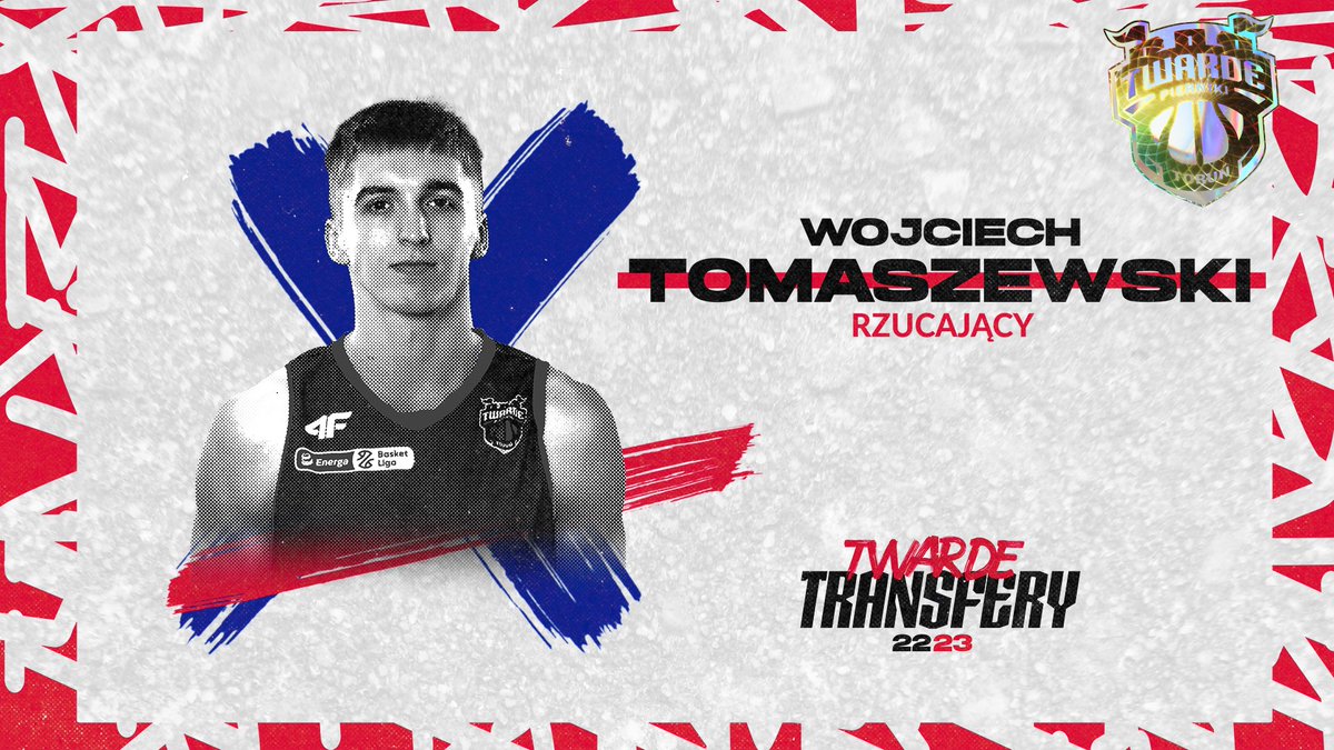TwardePierniki's tweet photo. 🔴🔵 TWARDE TRANSFERY 2022/23 🔴🔵

@tomaszesky przez kolejne dwa lata będzie zbierał doświadczenie w Toruniu! 

Więcej 👉 https://t.co/cJyN1Ijfpk

#TwardePierniki #NajlepszePrzedNami https://t.co/AsUxsnJKWT