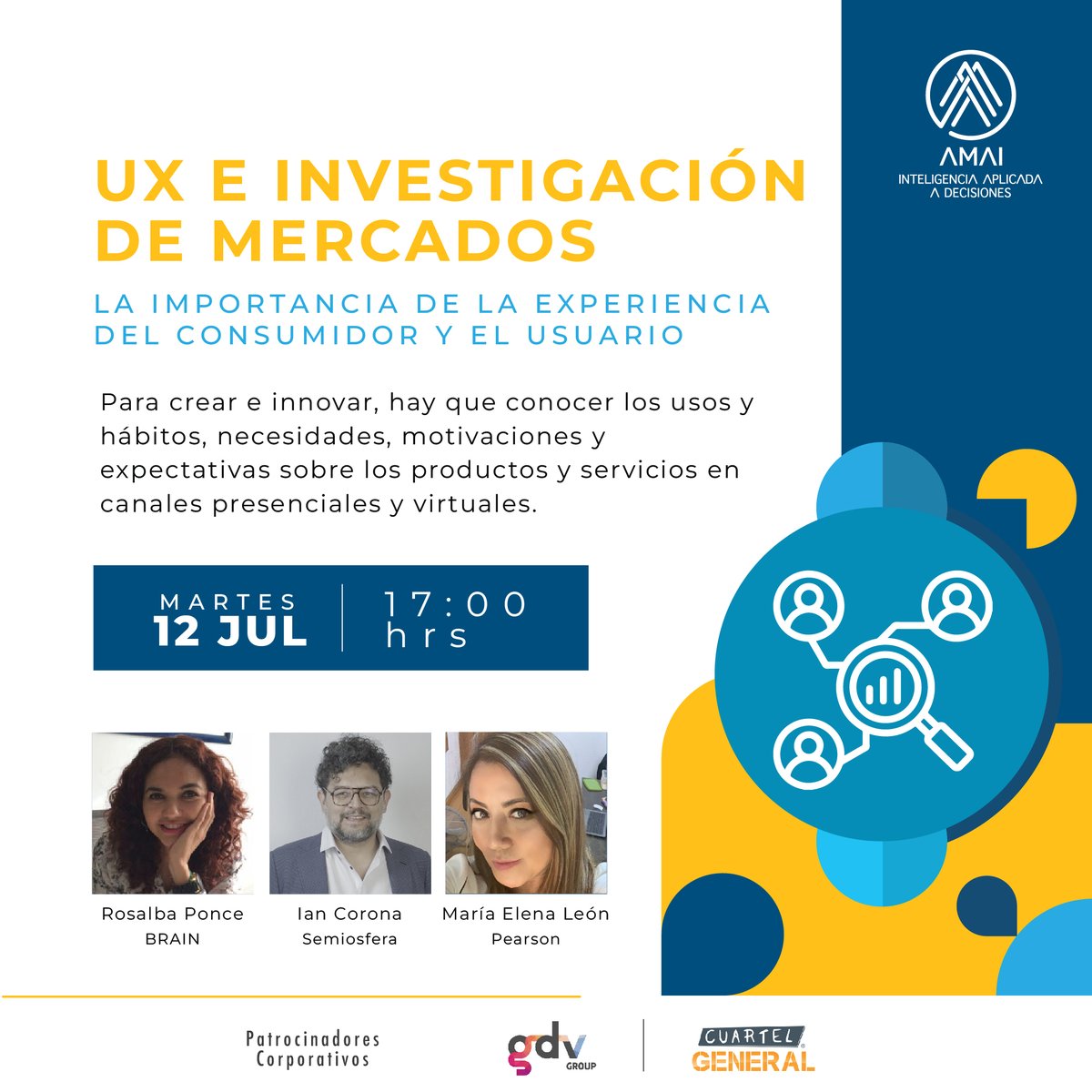 AmaiMexico's tweet photo. Es hoy la presentación de la infografía: UX e Investigación de Mercados, tenemos casa llena pero estaremos transmitiendo en Facebook live 📲
Comité #UX_AMAI https://t.co/NT8f953qXs