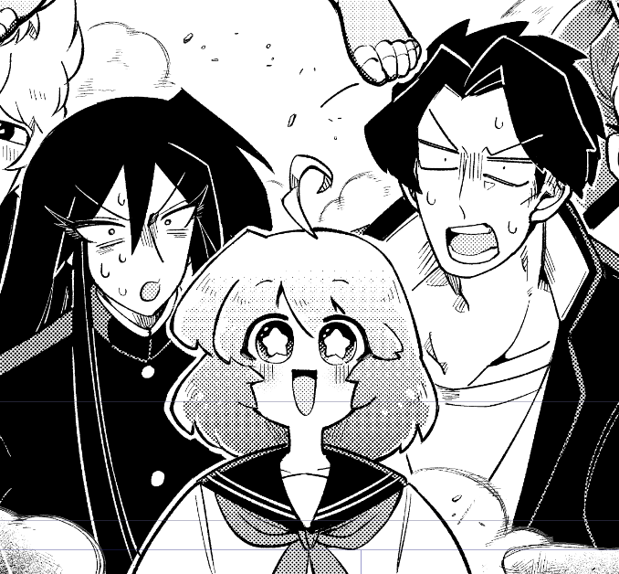 どえす明後日の木曜日に更新ですよ～～!!!二ヵ月お待たせしました、色々と進化したどえすをお楽しみにしてほしい!!💪

あと新キャラが大量に出るらしい

#どエスパー 