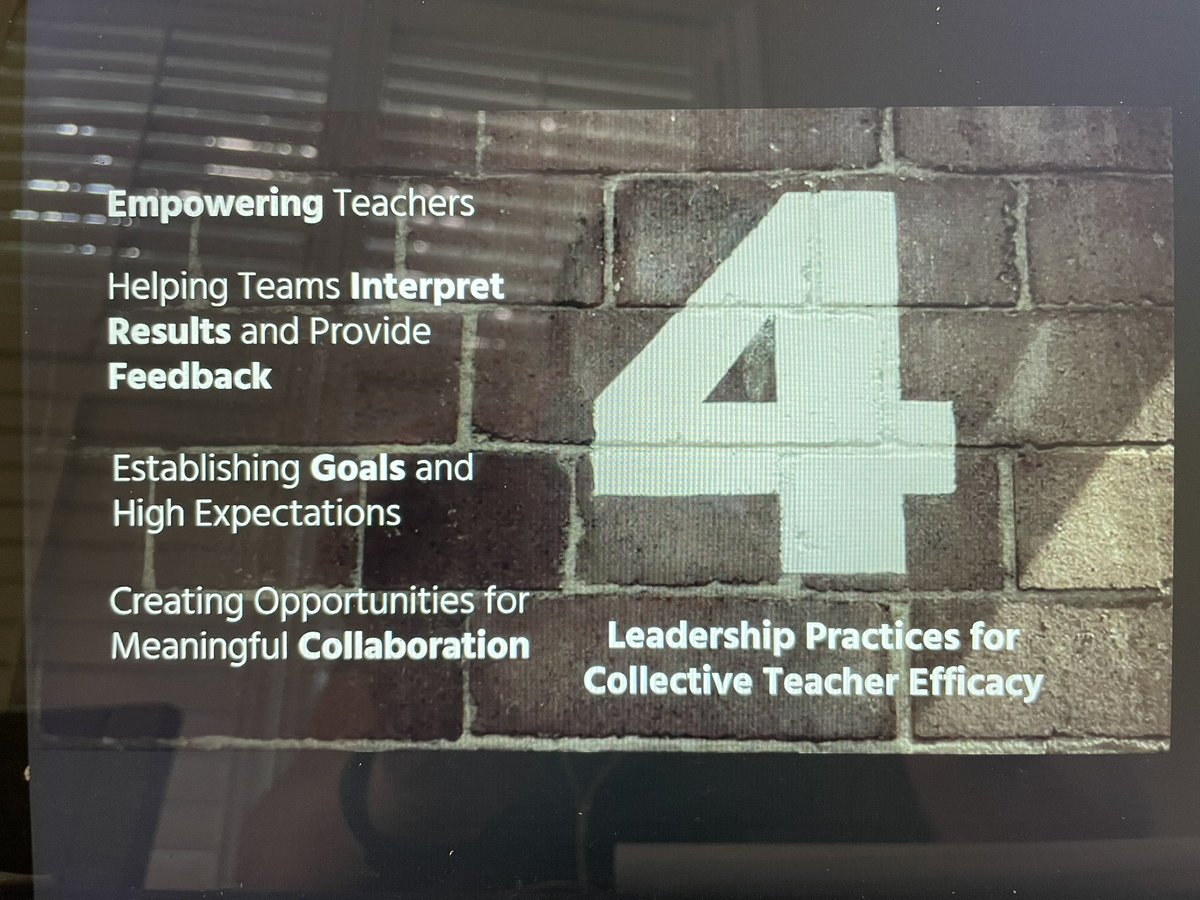 Yes!  4 key leadership practices for collective teacher efficacy!  Thank you Moses Velasco for sharing with #oise_pqp <a href="/jkwontdsb/">Jkwon</a>