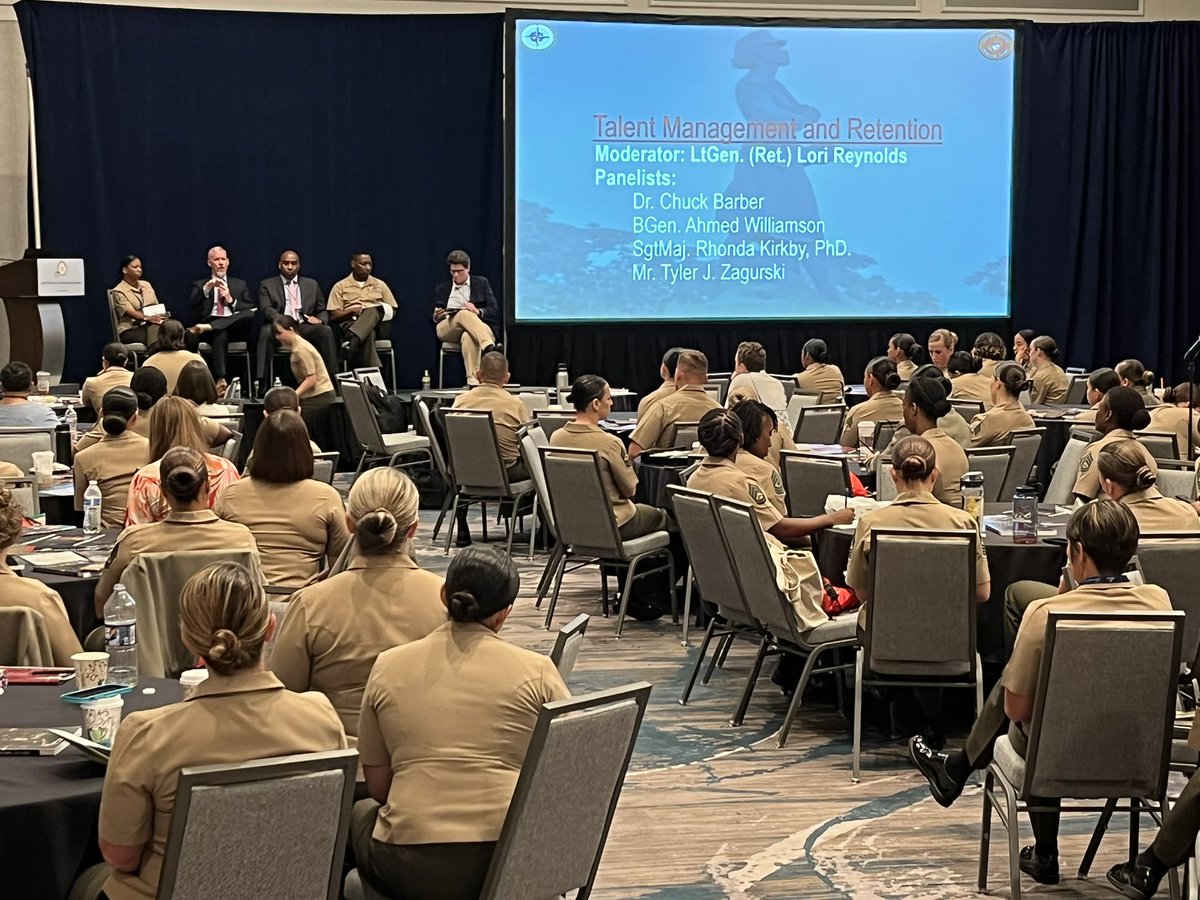 akszymanski's tweet photo. The @USMC is taking talent management and retention very seriously - analyzing why people come into the Marine Corps and measuring along the way why they stay or leave. Great acknowledgment of need to address personal &amp; professional demands. https://t.co/LVboPYtMG8