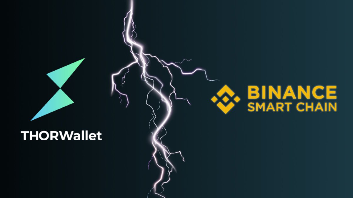 Thorwallet's tweet photo. We are happy to announce that we have implemented @binance Smart Chain to @THORWalletDEX 🤝

Binance Smart Chain has the largest number of users among any layer one chains with about 1.5 to 2 million daily active users 🚀

@BinanceLabs @BinanceHelpDesk @cz_binance https://t.co/mvzznbxUQk