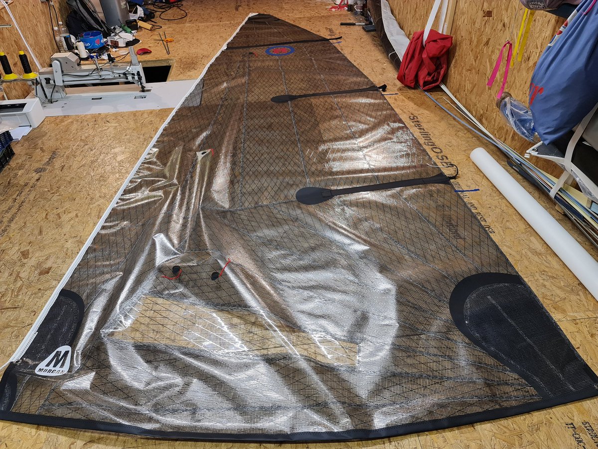 It's a British Moth sail! Hopefully be out at the Hunts open.