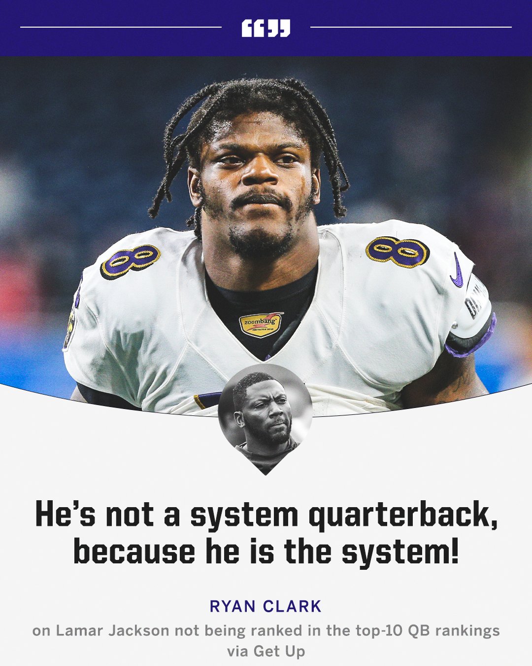 NFL on ESPN on Twitter "Does Lamar Jackson deserve to be in the top10