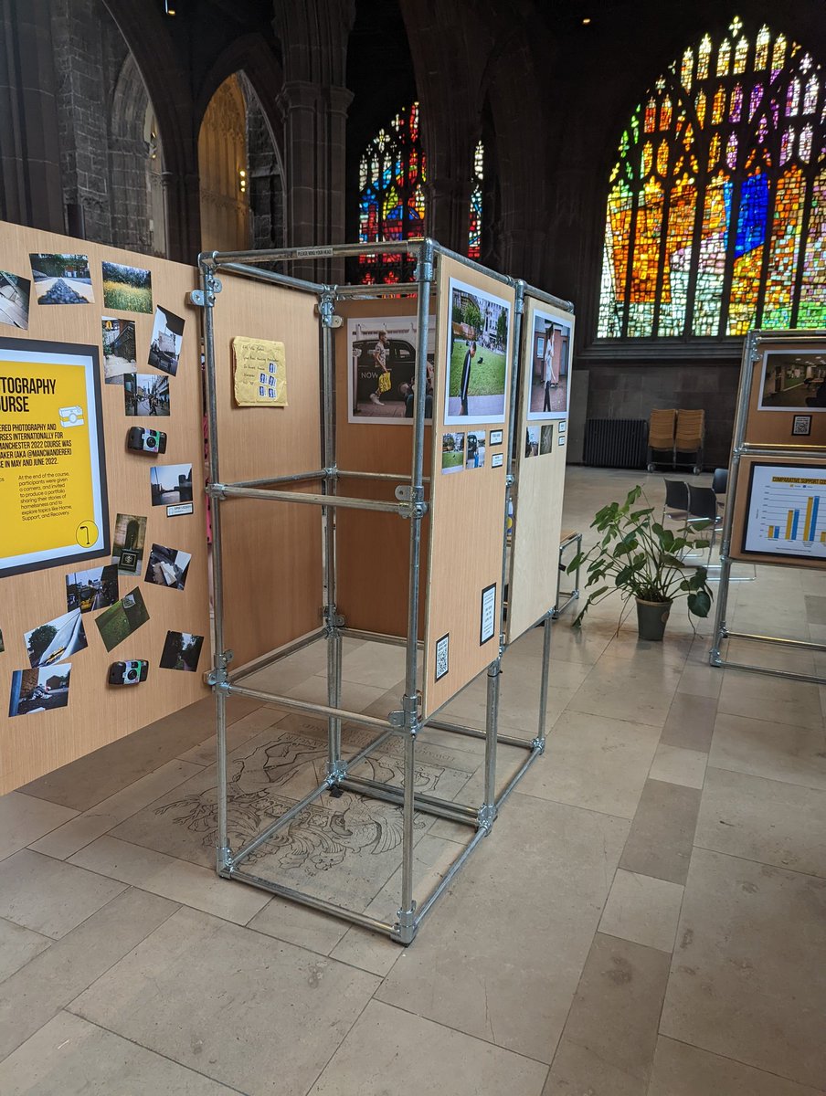 EzzaDavies's tweet photo. Such a great exhibition from @peopleotstreets at @ManCathedral highlighting impact of @GMHousingFirst https://t.co/dp5ArMj50w