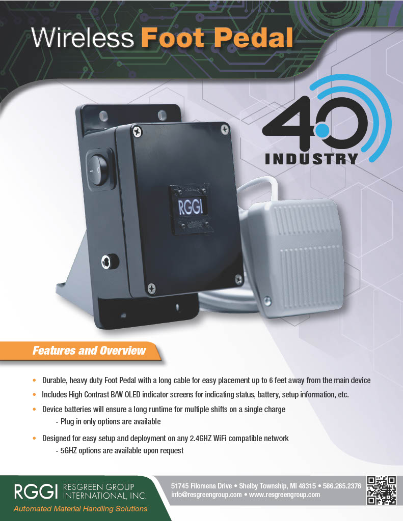 ResGreenGroup's tweet photo. Check out one of #Resgreen’s custom IIoT peripheral devices, the wireless foot pedal! Communication protocols include WiFi, TCP/IP, MQTT, and BotWay™ peripheral protocol!
#Resgreen is a proud producer of innovative products in the #automation industry.
#Resgreen $RGGI https://t.co/hsKBLQ1uR5