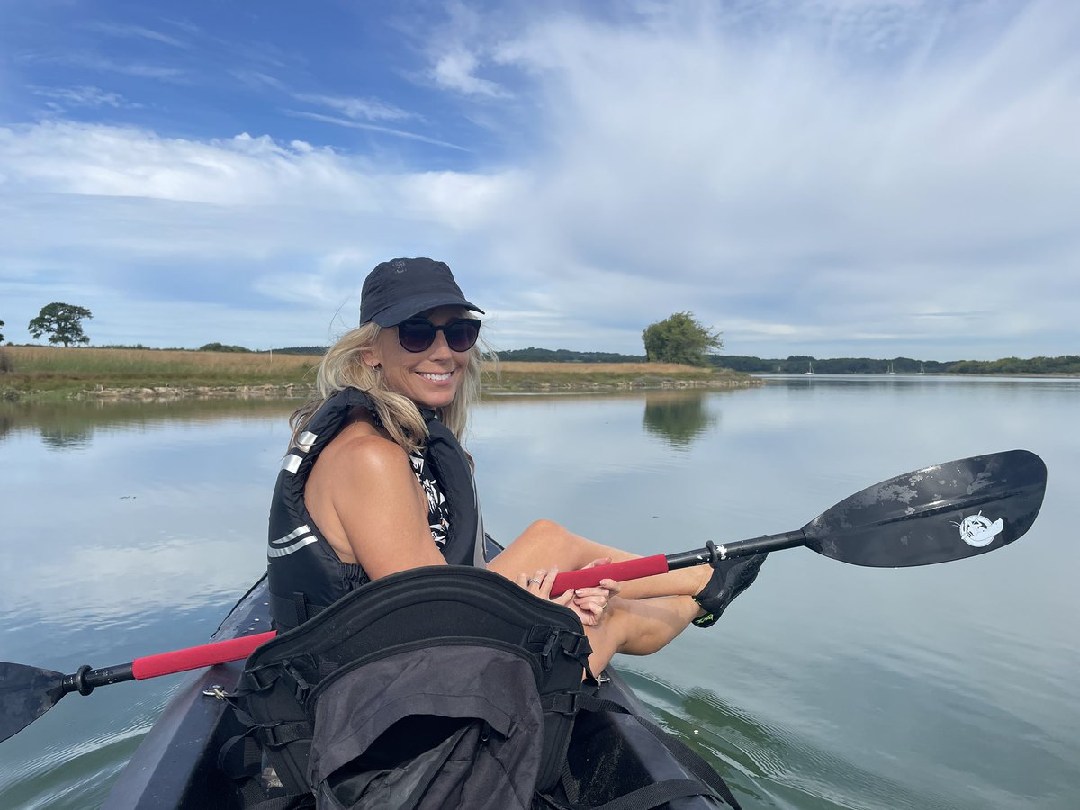 SteveApterQFSM's tweet photo. Lovely morning Kayaking with Mrs A #newtowncreek @VisitIOW ….. sorry to all my friends and former colleagues who are working hard in this heat… but thought you’d be pleased to see I’m ok?! https://t.co/4NfkUwrCAs