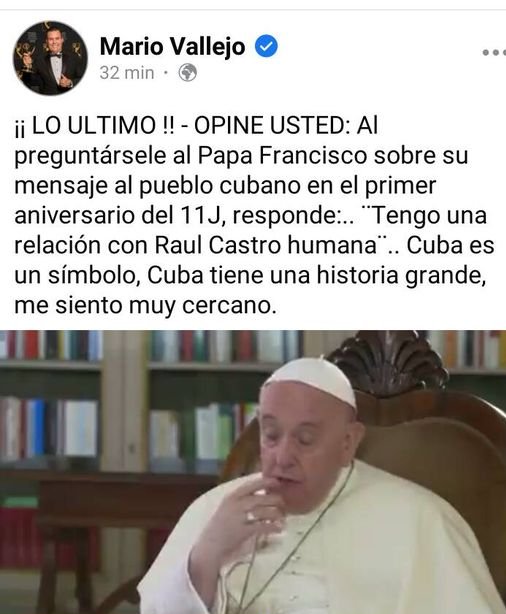 Lo que dijo el Papa sobre #Cuba