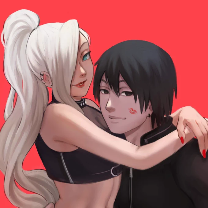 the sluttiest thing a man can do is having lipsticks of your lover on his face 