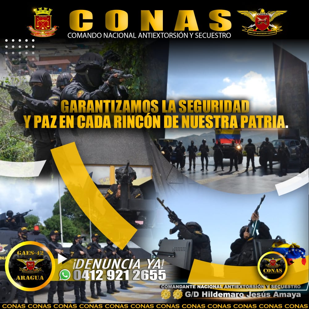 #12Jul En el #CONAS #GaesYaracuy garantizamos la paz y la seguridad en cada rincón de nuestra patria🇻🇪
¡Leales Siempre! #VenezuelaApoyaElDeporte
#GuardianesDeLaPatriaGNB
.<a href="/GnbGaranteDePaz/">Guardia Nacional Bolivariana</a>
.@GNBCmdtGral