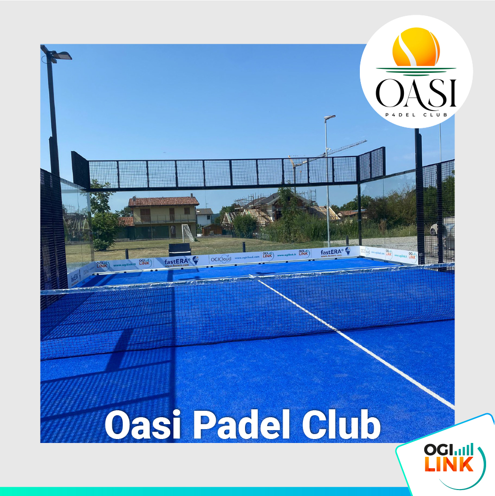 OGILink's tweet image. Se ti trovi a Varese e hai voglia di giocare a #padel, non puoi non passare dagli amici di Oasi Padel Club!
Uno dei tre campi è completamente brandizzato con i loghi #OGILink, #fastERA e #OGICloud.
🏓🙌🏼🤩

#padelvarese