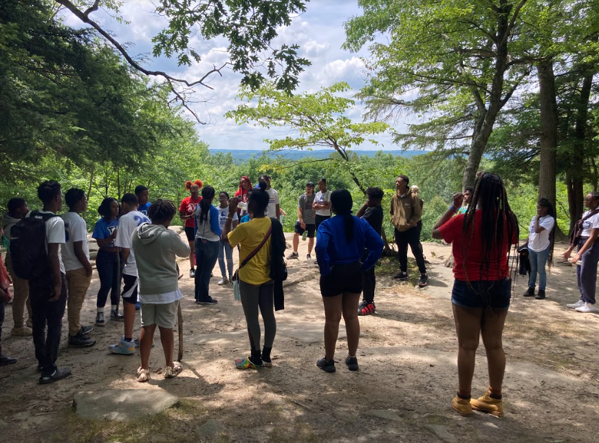 SaintMartinCLE's tweet photo. Lions on the move! Our Lion Pride Institute students are enjoying field trips to Cuyahoga Valley National Park and more exciting places like United Skates of America, the zoo, and more! Check out these photos from the trip to the park! #LionPride #SMDPHS #filedtrip https://t.co/7L6CSZBWdN