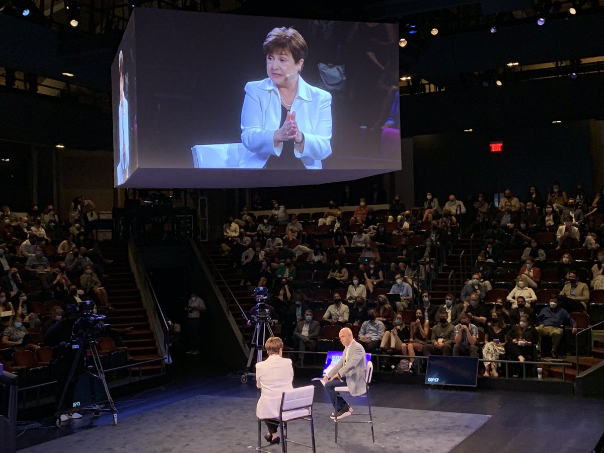 Rich countries are hoarding food and it’s a real problem. And it’s solvable. <a href="/KGeorgieva/">Kristalina Georgieva</a> <a href="/IMFNews/">IMF</a> at #DevExWorld with <a href="/raj_devex/">Raj Kumar</a> <a href="/devex/">Devex</a>