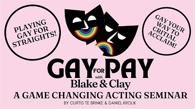 d_chua's tweet photo. Yesterday's @Toronto_Fringe highlights included Six Chick Flicks and Gay for Pay with Blake &amp; Clay, which you should book tix for NOW as I suspect it will sell out the rest of its run in a smaller venue. Both at @TarragonTheatre which is loaded with strong shows. https://t.co/vekV1yA2Ec