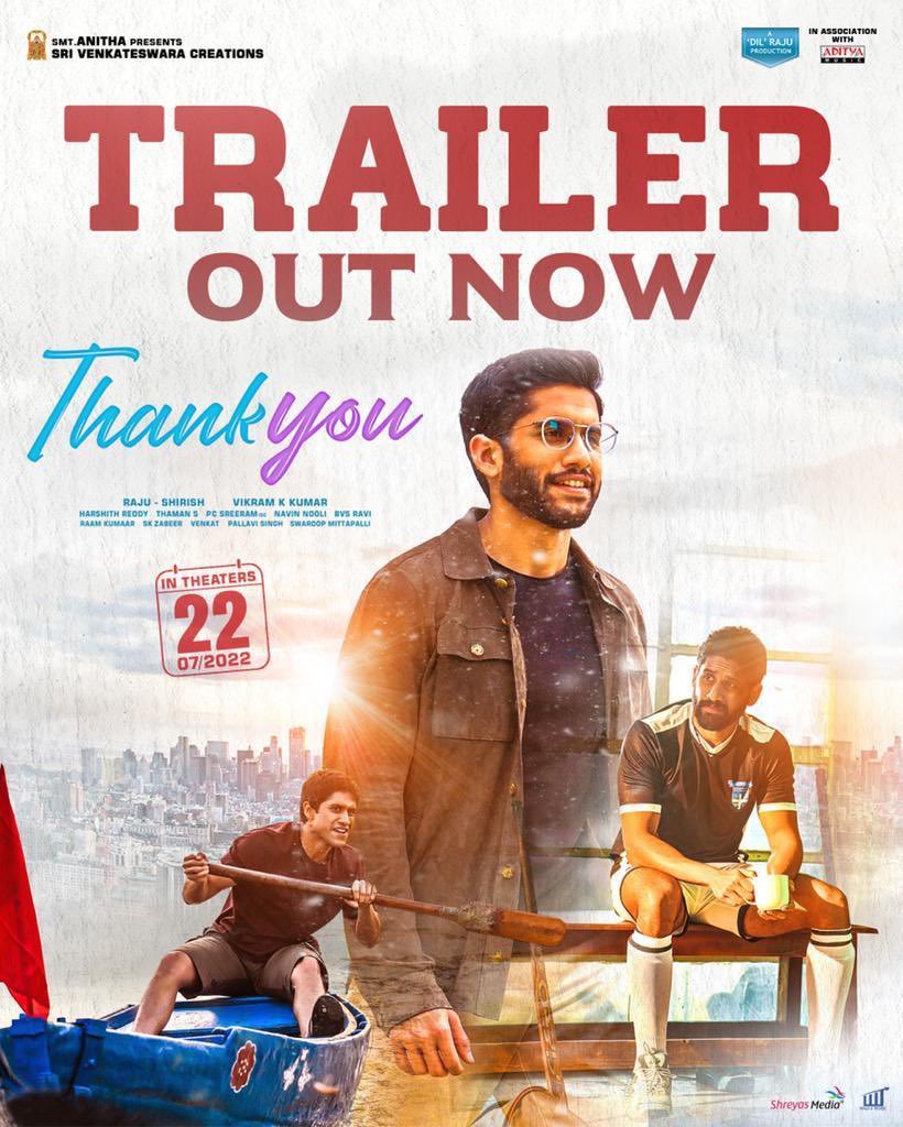 idlebrainjeevi's tweet photo. #ThankYou trailer gives a taste of what to expect. #ThankYouMovie is a journey of a character over the decades! 

Director Vikram Kumar has the ability to narrate a story beautifully and Naga Chaitanya is a kind of actor who fits in these kind of roles. Looking forward 👍 https://t.co/iFq7N0Nb9B