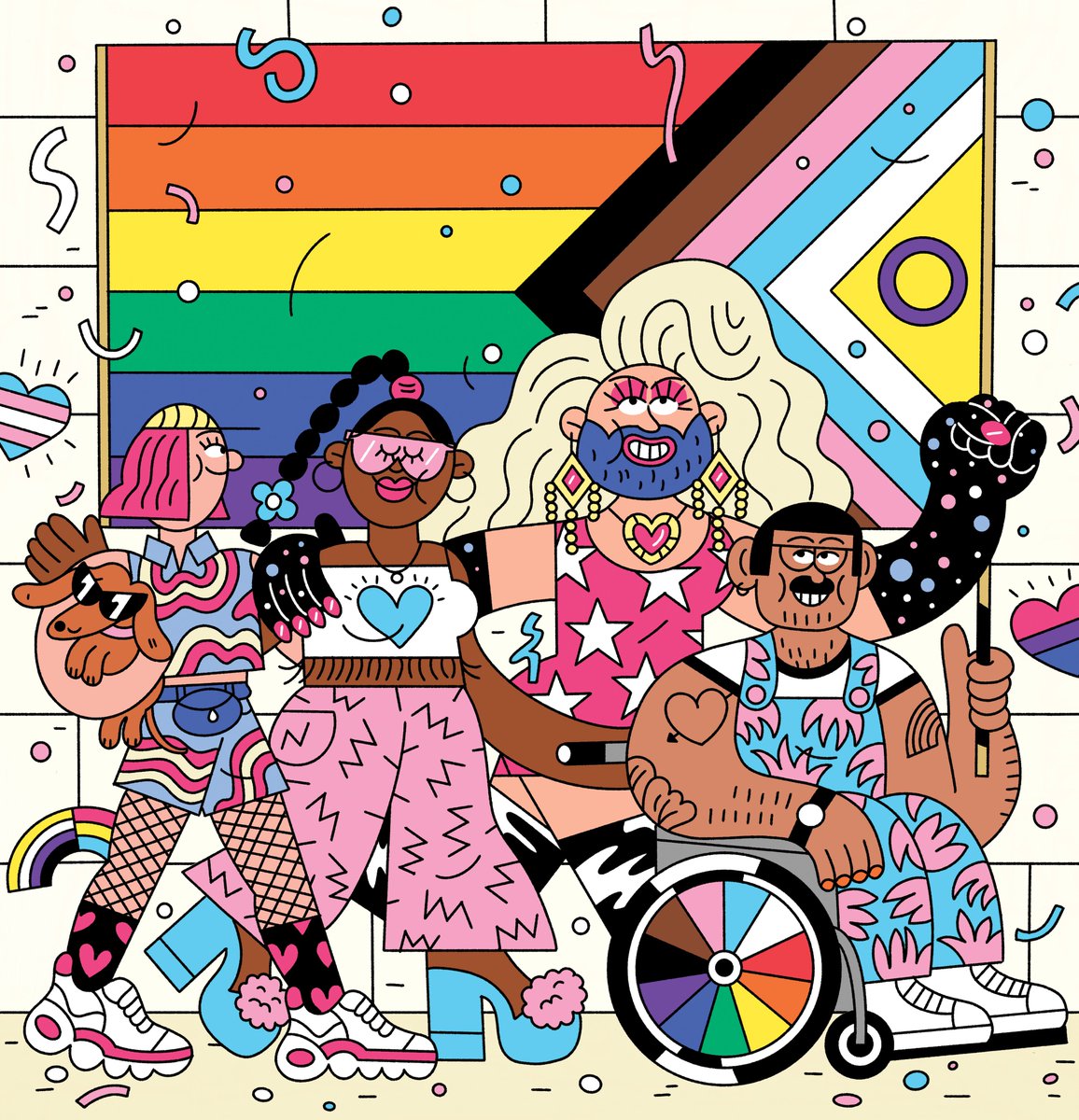 benwillustrates's tweet photo. Oh hello! My first ever #PortfolioDay ! 👋

I'm Ben, a fun-loving, Queer freelance Illustrator &amp; Designer based in London. I'm available for work in editorial, advertising, &amp; publishing. 

🫶 https://t.co/yfV9qnmq0d
✉️ benwhiteillustrates@gmail.com

Here's some recent-ish bits! https://t.co/Fr1R1jR5Ay
