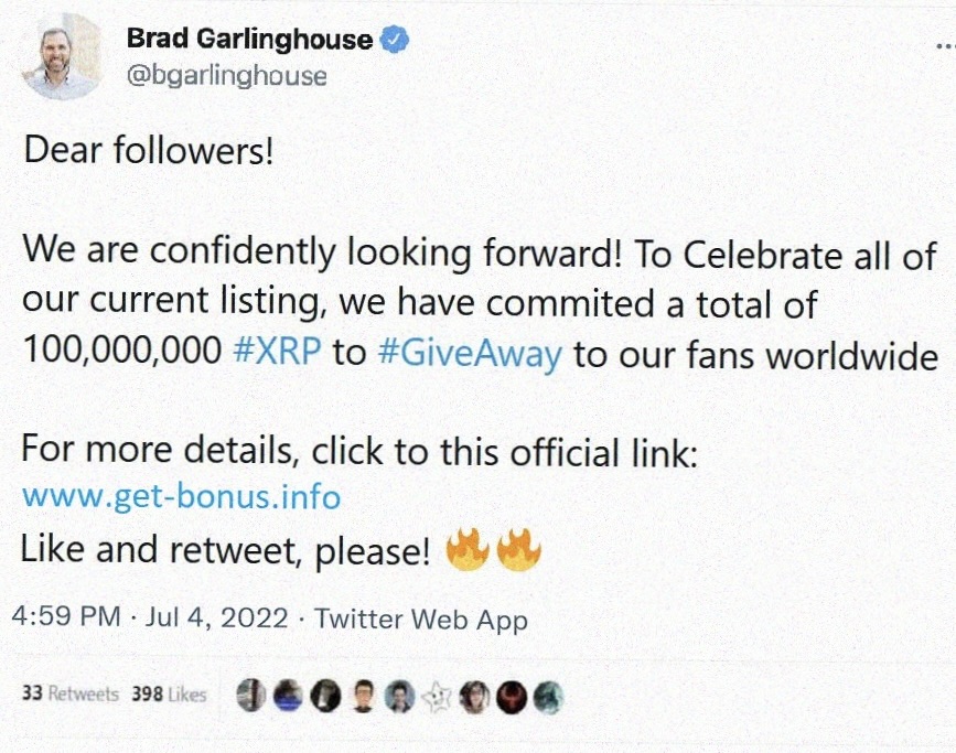 Claeys1Marc's tweet photo. BREAKING NEWS! JOIN HERE! AIRDROP 100 000 000 #XRP #RIPPLE https://t.co/t5ROknV3Im