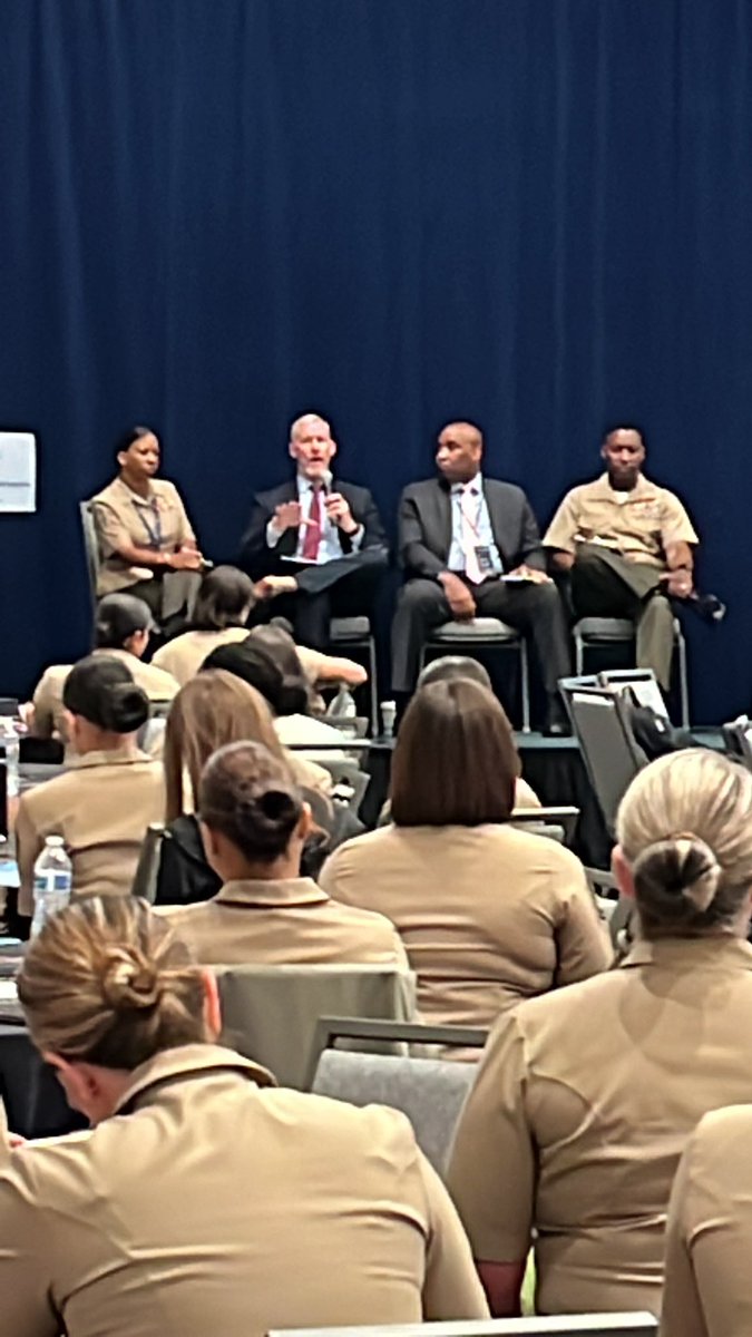 akszymanski's tweet photo. .@USMCManpower emphasizing the need to address family needs of Marines to retain best talent here at @SeaServiceLead Marine Day - hopefully budgets reflect those priorities too! #JWLS2022 https://t.co/mmlc4gKeuU