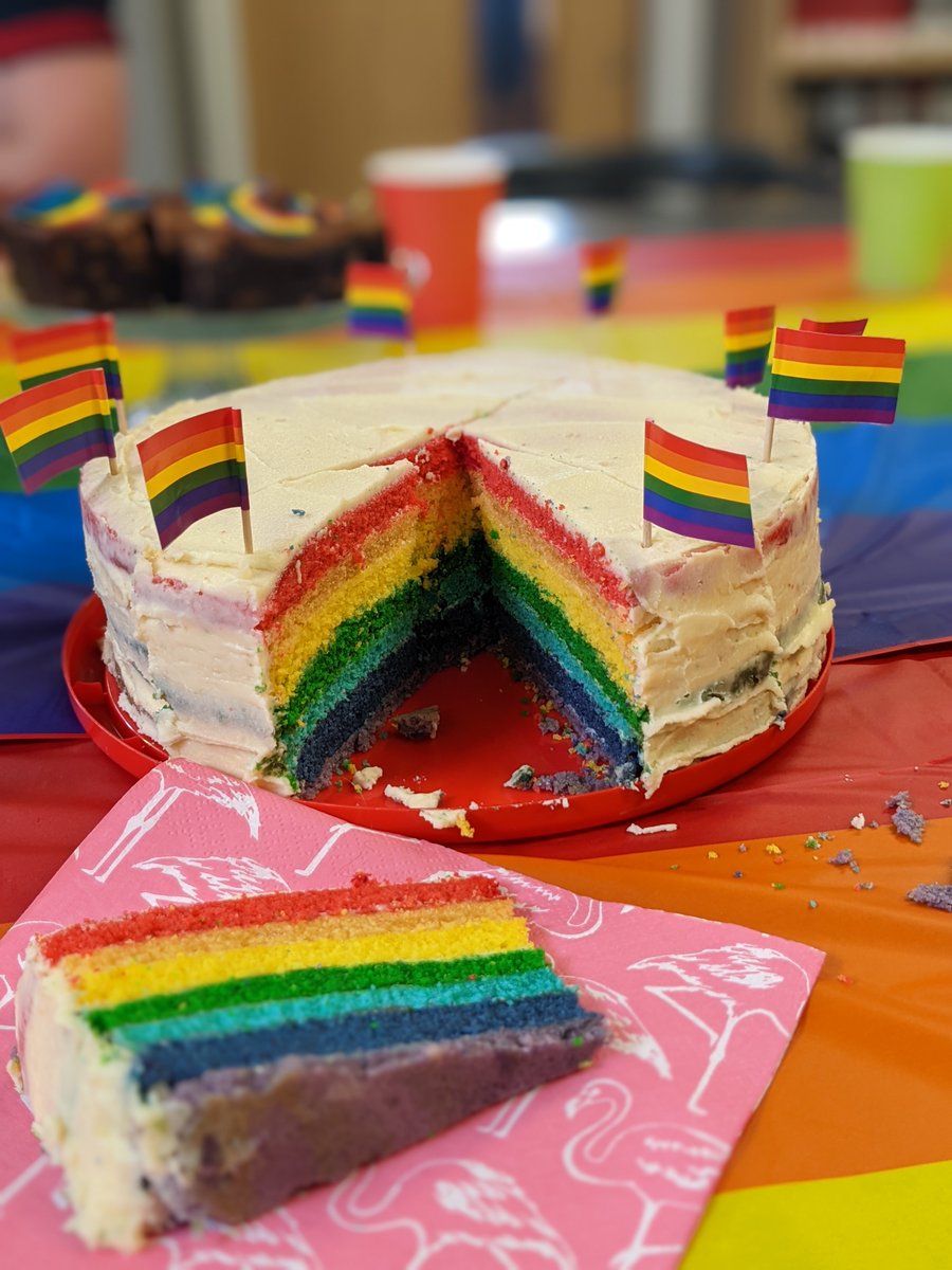 ConyersSchool's tweet photo. Amazing baking by students for our LGBTea Party and we were joined by Jack from Hart Gables who came in to give a talk https://t.co/Ylwz3UTVQZ