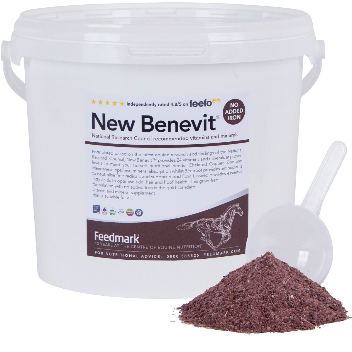 Feedmark's tweet image. New Benevit™ provides 24 vitamins and minerals at proven levels to meet your horse’s nutritional needs. Chelated Copper, Zinc and Manganese optimise mineral absorption whilst Beetroot provides antioxidants and supports blood flow.

feedmark.com/en/new-benevit

#feedmark
