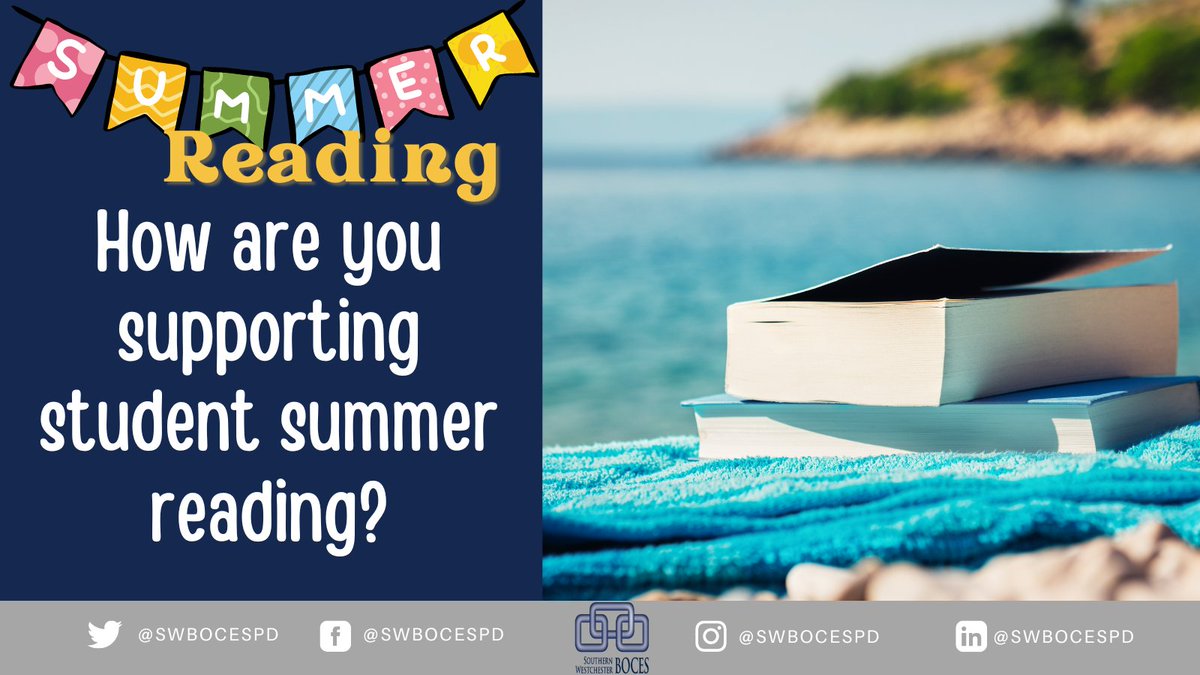 swbsls's tweet photo. How are you supporting students' summer reading?
#swbocespd #summerreading #summertime #reading #supportingstudents https://t.co/ATkhSUmpwZ