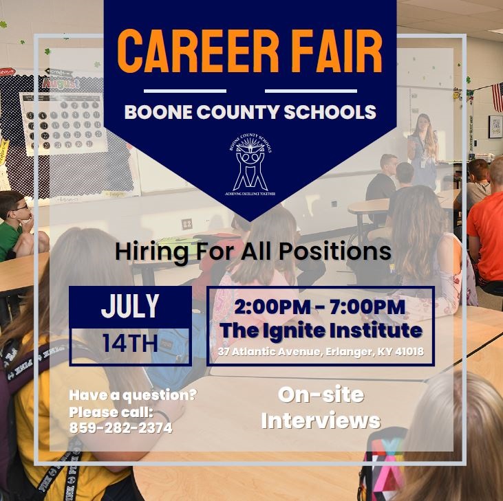 Don't forget about our Career Fair this Thursday from 2-7pm at Ignite.  We hope to see you there! <a href="/SuptTurner/">Matt Turner</a>, <a href="/McArtorEric/">Eric McArtor</a>, <a href="/JimDetwiler1/">Dr. Jim Detwiler</a>, <a href="/DrJlvw76/">Jenny Watson</a>, @MPoiry, <a href="/BestKimble/">kimble best</a>