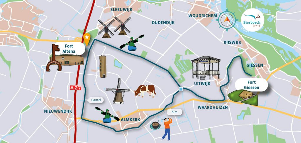 Forten, erfgoed en pittoreske dorpjes ontdekken vanaf het water? Dan moet je de Fortenroute pakken! 🛶

Van Fort Altena door de polders naar Fort Giessen en terug over de Alm naar Almkerk is een unieke, rustgevende tocht! 🚣

Vindt de route op onze website!