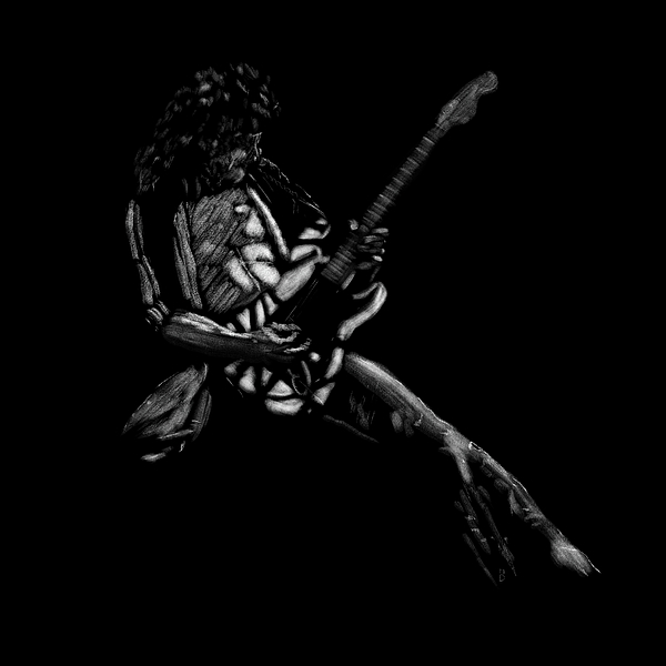 StudioDodd's tweet photo. New artwork for sale! - "On Fire Eddie Van Halen" - https://t.co/O7FJZhXqBT @fineartamerica https://t.co/q04d0ox5ex
