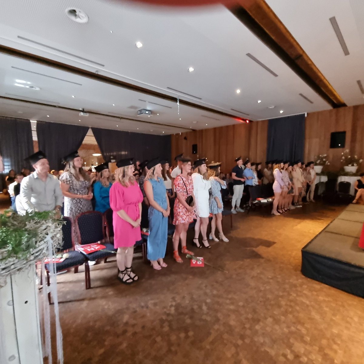 Weer 30 nieuwe ergotherapeuten erbij van Zuyd Hogeschool. Hier bij de eedaflegging. #mooisteberoep #ergotherapie