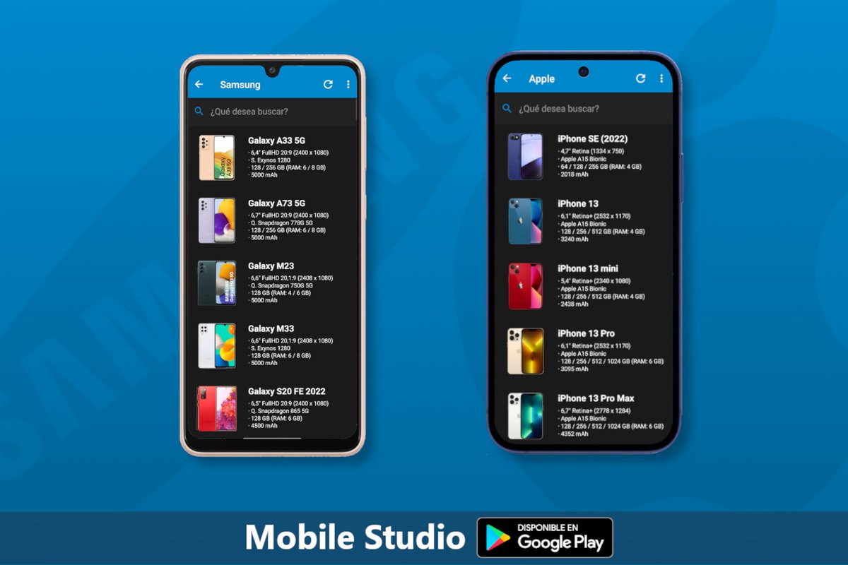¿Android o iOS? ¿Samsung o Apple? 

🤖vs🍎

Decídete con Mobile Studio: play.google.com/store/apps/det…