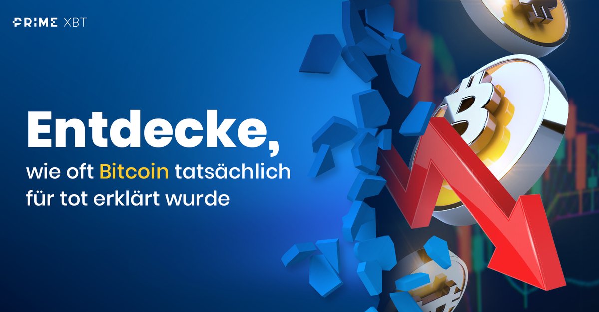 Bitcoin ist tot...zumindest wenn man all dem FUD da draußen glaubt, muss die Preisprognose für Bitcoin &amp; Cryptocurrencies bei 0 USD liegen.

Dirk lädt dich ein, gemeinsam mit ihm herauszufinden, wie oft Bitcoin tatsächlich für tot erklärt wurde 🔛 youtube.com/watch?v=cjxe37…