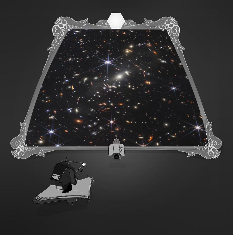 We can’t admire this masterpiece enough, <a href="/NASAWebb/">NASA Webb Telescope</a>. Can’t wait to see the rest of the show this morning! ✨