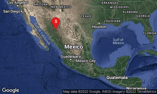 SismologicoMX's tweet photo. SISMO Magnitud 5.1 Loc  79 km al SUROESTE de CUAUHTEMOC, CHIH 12/07/22 08:42:59 Lat 28.03 Lon -107.55 Pf 10 km https://t.co/sBlEuzNcp6