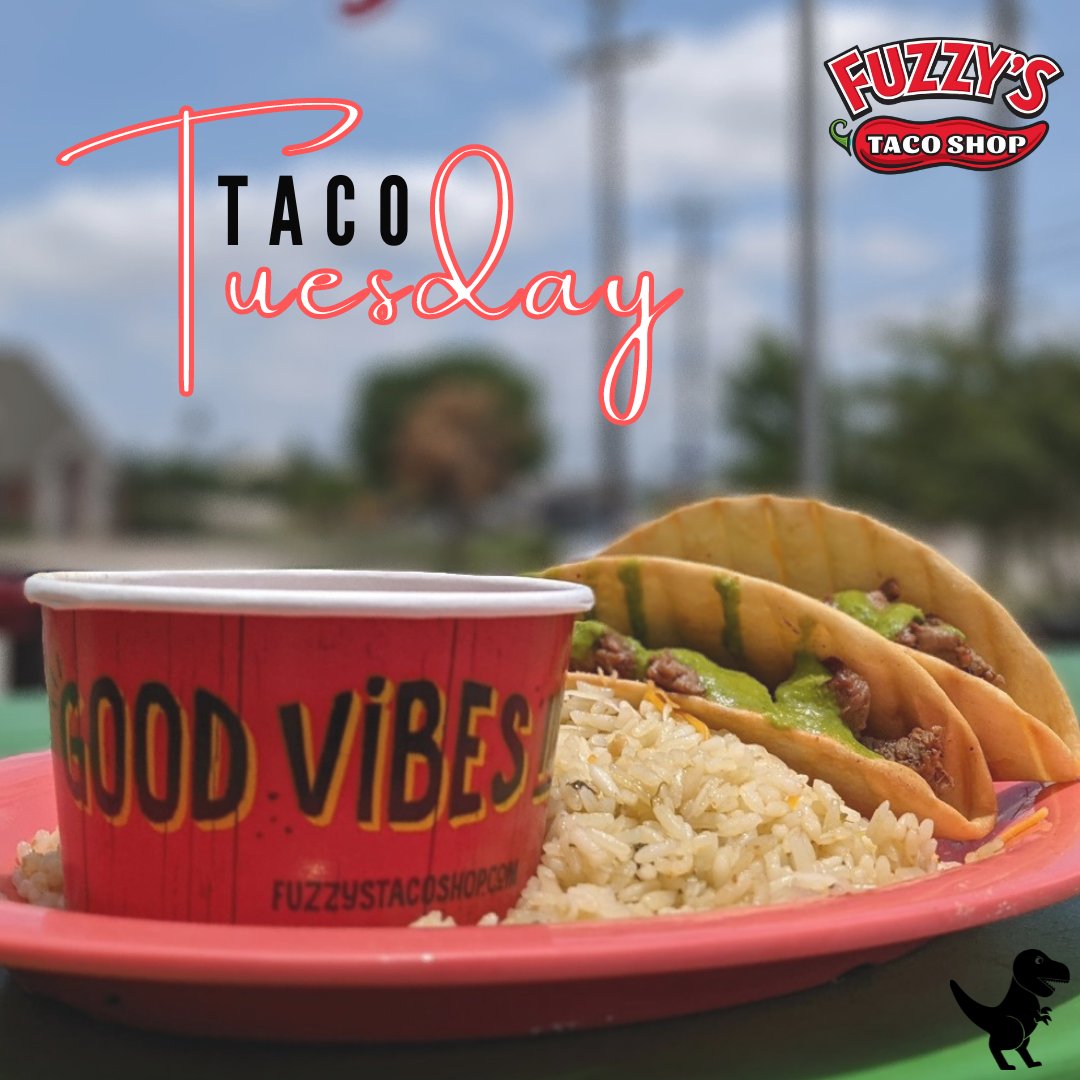 CHOMP Delivery (@chompdeliveryic) on Twitter photo Celebrate the best day of the week with $1.50 tacos from <a href="/fuzzystacoshop/">Fuzzy's Taco Shop</a>! 🌮🌮 (ground beef, shredded chicken, or grilled veggie tacos only) Celebrate the best day of the week with $1.50 tacos from <a href="/fuzzystacoshop/">Fuzzy's Taco Shop</a>! 🌮🌮 (ground beef, shredded chicken, or grilled veggie tacos only)