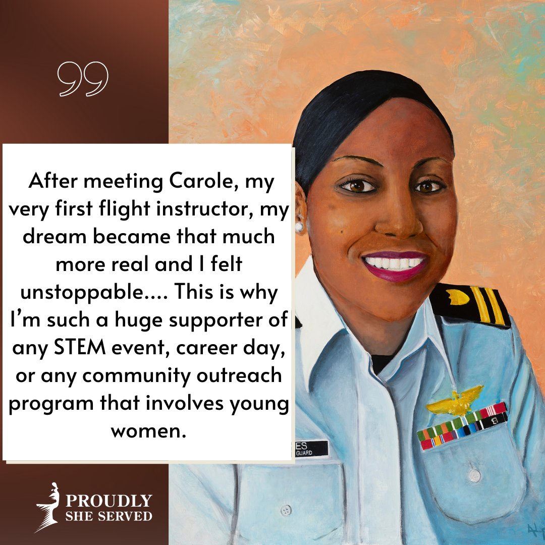 ProudlySheServe's tweet photo. Another excerpt from the upcoming Proudly She Served book! Angel said, "Sometimes just seeing someone that looks [like you] in a career you had never thought of, can inspire you to achieve goals you never thought were possible.” 

#ProudlySheServed #womenveterans #stories #book https://t.co/ENnLP3nLAe