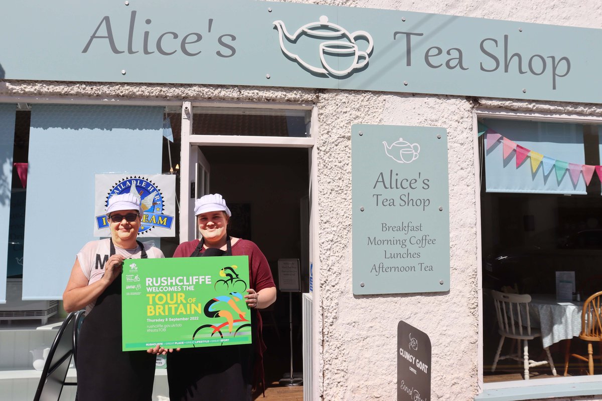 Rushcliffe's tweet photo. Local businesses in Rushcliffe are excitedly awaiting the return of @TourofBritain this September 8!
Businesses such as @FlowersMainSt, Threads, Canterbury's and Alice's Tea Shop in Keyworth are eager to see the race return again!
Find out more👉https://t.co/SIauzoMae8
#NottsTOB https://t.co/CZwEsFX3L0