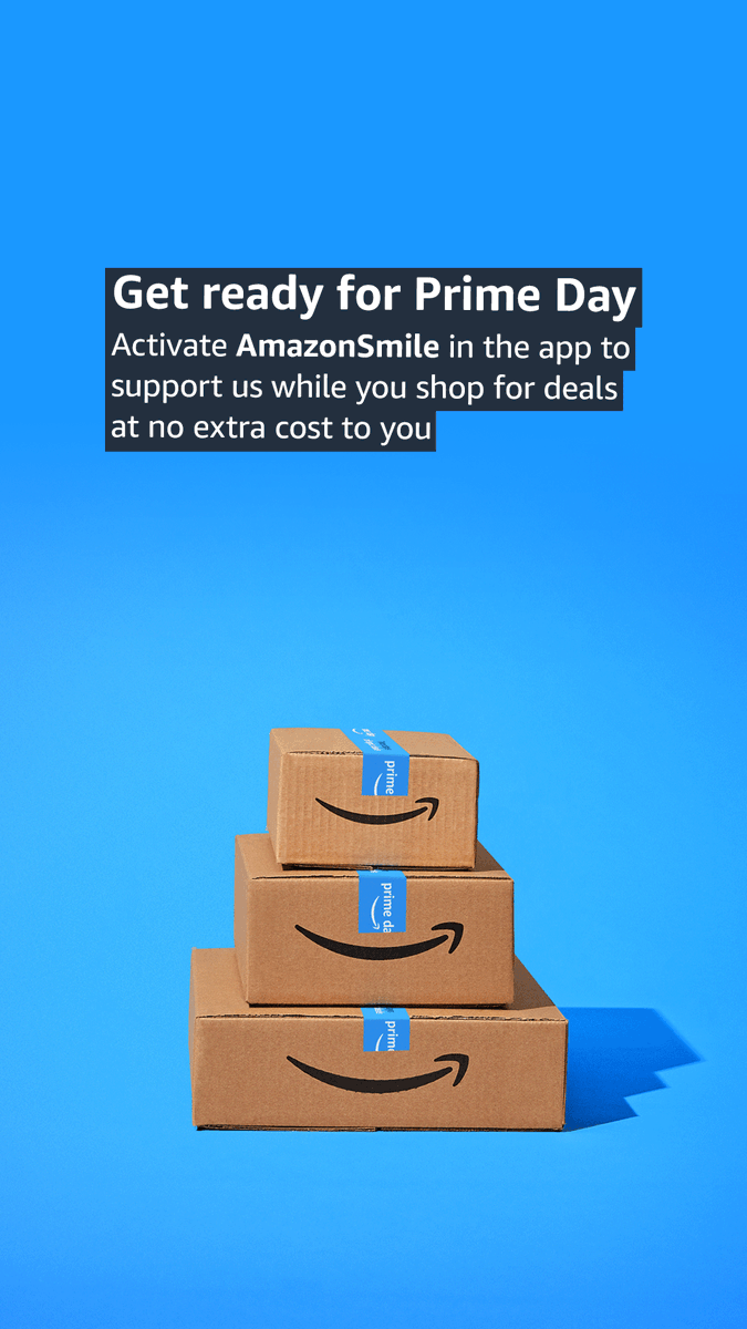 CSFTweets's tweet photo. Get ready for Prime Day! Sign up for AmazonSmile and select The Charles Seller Foundation as your preferred charity.  Remember to shop for deals at https://t.co/CZxYBXTzzU, or with AmazonSmile ON in the Amazon app, and AmazonSmile will donate to us at no cost to you! https://t.co/j3DMWTSYot
