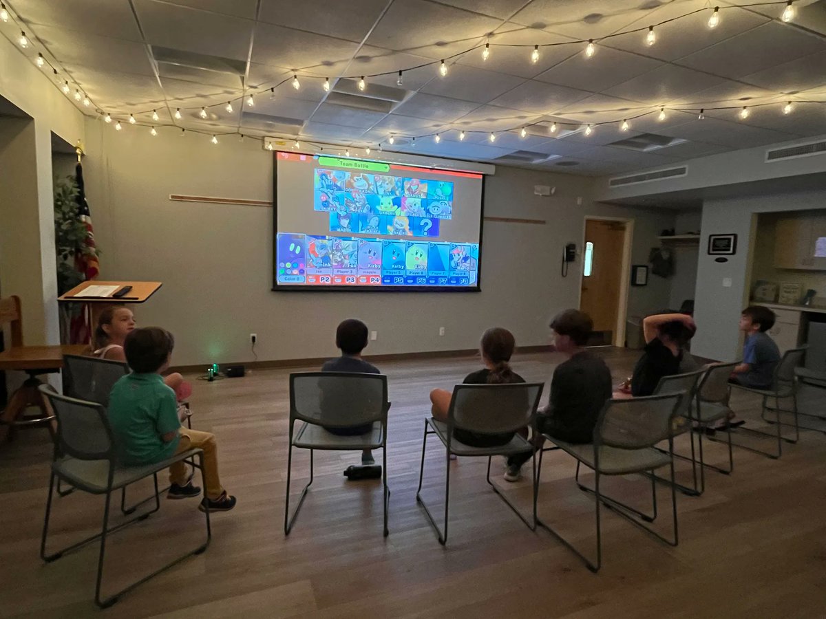 cnsflibrary's tweet photo. Super Smash Bros on the Nintendo Switch yesterday! 🎮 #cutchoguenewsuffolkffreelibrary https://t.co/SJ4vw6OBcP