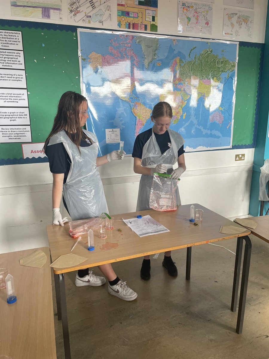 ‘Miss, why aren’t you’re lessons as fun as this?” And other great quotes heard today during the #LabinaLorry workshops provided by <a href="/KingstonUni/">Kingston University</a> and today. Yr 8s loved testing for DNAs in strawberries and looked like really scientists in their kit! #careerseducation