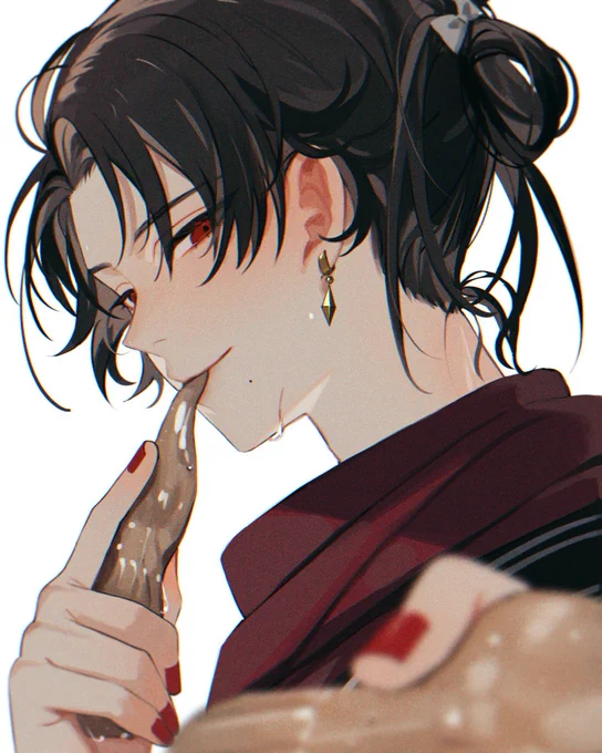 加州のまとめ髪見てえ〜アイスシェアしてえ〜という願望を全て詰め込んだ絵 