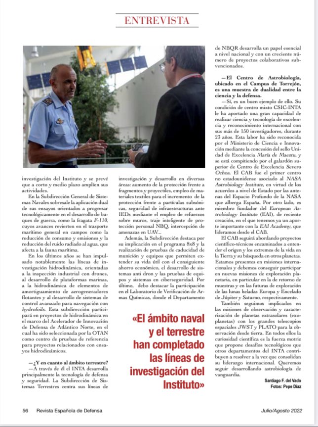 CEUS_Huelva's tweet photo. Julio Ayuso resalta la construcción de una gran infraestructura de apoyo al desarrollo de sistemas no tripulados (Centro de Experimentación de UAV CEUS) @CEUS_Huelva 

España estará en la vanguardia en centros de ensayos de aeronaves pilotados de forma remota
@intaespana #Huelva https://t.co/zjB87mnTbg